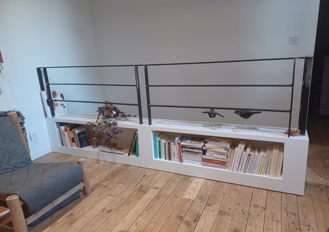 Photo d'un garde-corps d'escalier